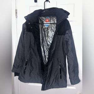 Columbia Omni-Tech Heat M Men Horizon Explorer Insulated Jacket Black Ski Coat